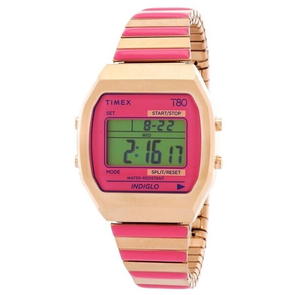 NWT Timex Fashion Ladies Quartz Steel Authentic Watch - Picture 1 of 3